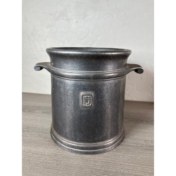 Vintage Wilton Armetale Country Ware Pewter Ice Bucket Canister stamped 1975 - Picture 1 of 11